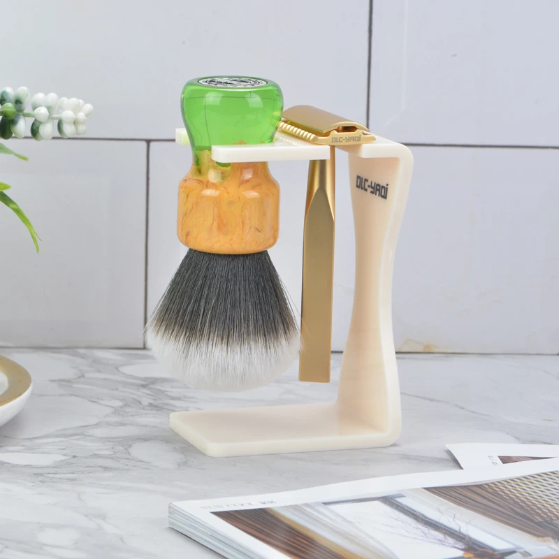 Shaving Brush YAQI Shaving Brush and Razor Holder Set