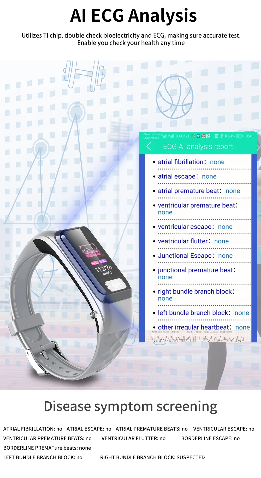 CHKEPZ H7 EGC+ PPG умный браслет для мужчин с bluetooth-гарнитурой Talk Smart band женский Шагомер монитор сна для iOS Android-часы
