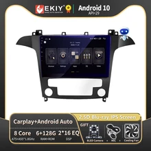 EKIY T900 Android 10 Auto Estéreo Multimedia para Ford S Max S-MAX 2007-2015 Radio de coche Navegación GPS Auto Radio Carplay Inalámbrico BT no 2 Din 2Din Reproductor de video DVD