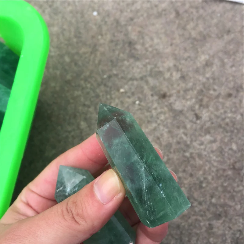 2.2LB Natural green fluorite quartz Crystal Mineral specimen healing 