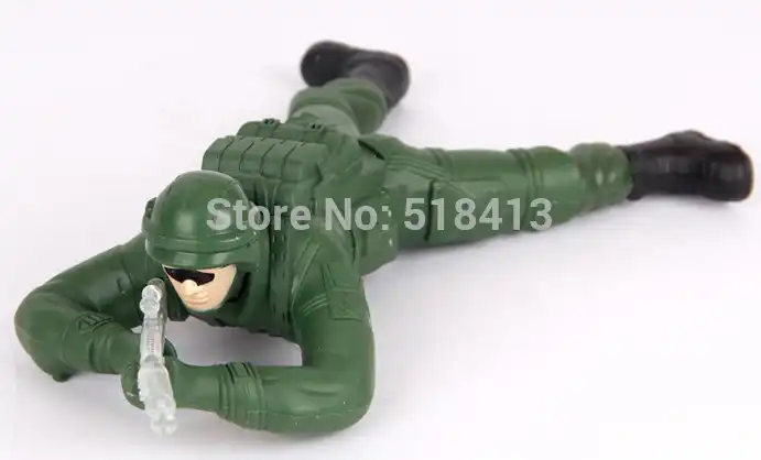 electronic crawling soldier toy