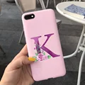 Letter - pink - K