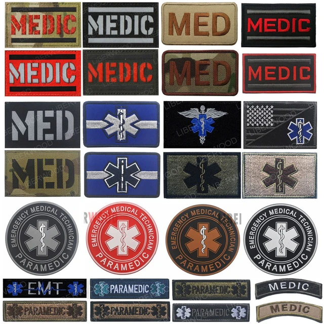 Military Paramedic Patch Badge  Medic Paramedic Skull Patches - Pvc Skull  Patches - Aliexpress