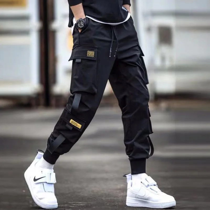 Mens Multi-pocket Harem Pant Men Streetwear Punk Cargo Pant Hip Hop Casual Trousers Joggers Male Black Pants Dropshipping Mens Multi-pocket Harem Pant Men Streetwear Punk Cargo Pant Hip Hop Casual Trousers Joggers Male Black Pants Dropshipping