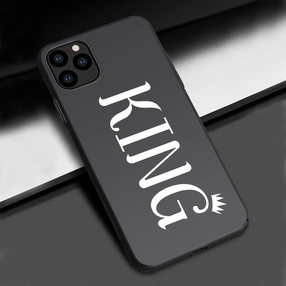 Модный чехол King queen для Fundas iPhone 11 Pro Max, чехол для iPhone XR 6S SE 7 8 Plus XS Max чехол для iPhone 8 Plus - Цвет: 05