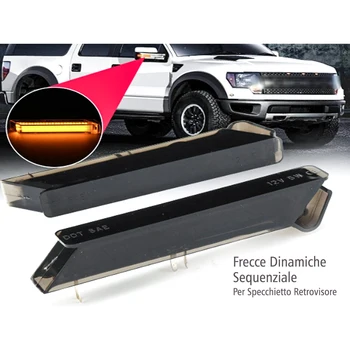 

CARALL LN3229 Kit arrow Led arrow dynamic side front lens Fume Ford F150 Raptor Expedition LincolnMark LT OEM 4L