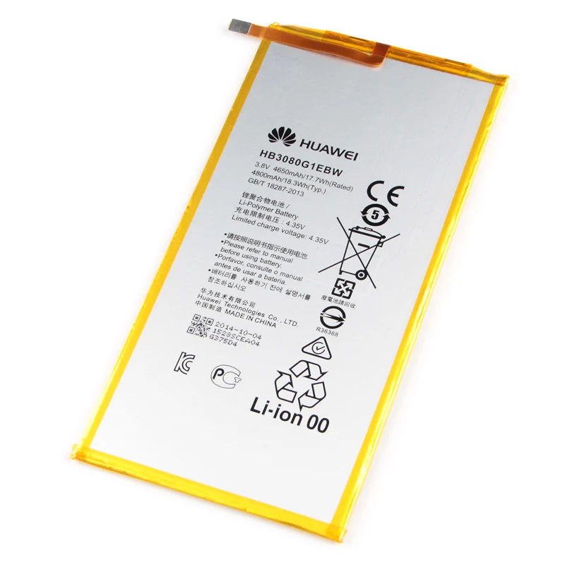 Оригинальный HB3080G1EBW планшетный Аккумулятор для Huawei Honor S8 701u 701W HB3080G1EBW|battery for