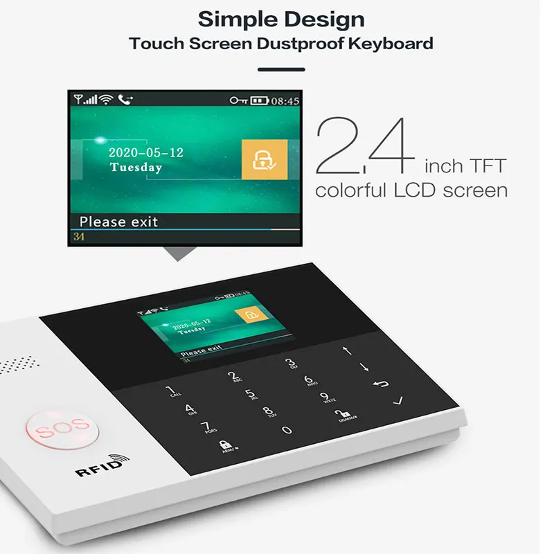 Wi Fi Gsm сигнализация TUYA с поддержкой Ios и Android|Комплекты для сигнализации| |