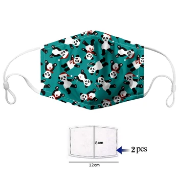 

2020 New Children Mouth Face Mask Kids Panda penguin Animals Prints Anti Dust Reusable Masks for Girls Woman Free Dropshipping