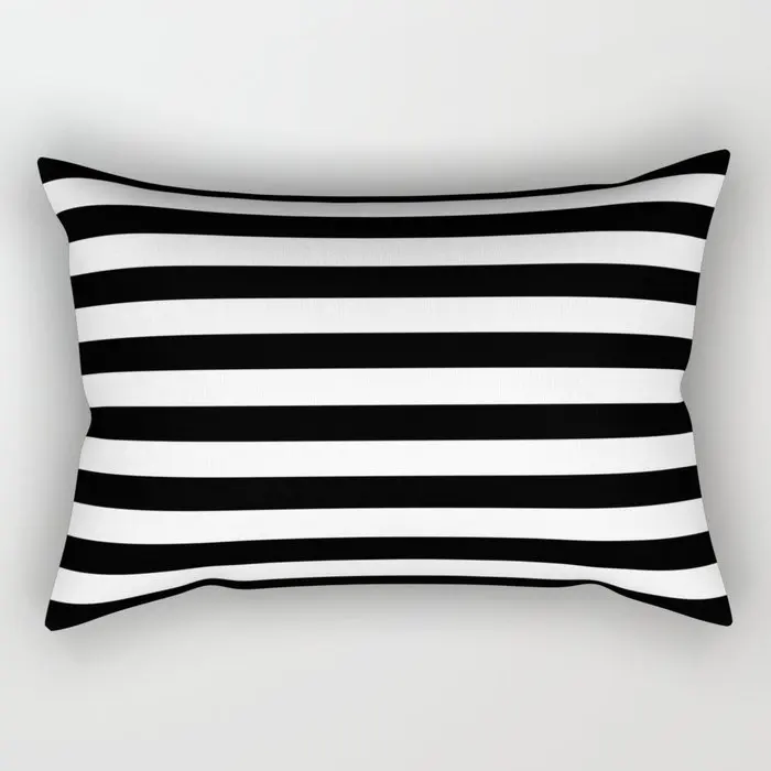Elife богемные Геометрические черно-белые декоративные прямоугольные подушки из полиэстера, наволочки для дивана и автомобиля 30x50 см - Цвет: 5
