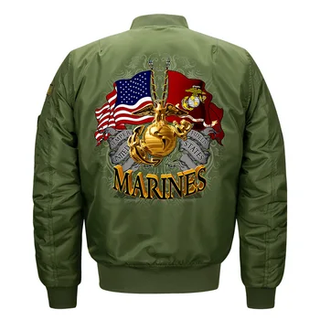 

New Autumn Winter jackets Men Air Force One MA1 Mens Bomber Pilot Jacket Fashion Thin Baseball Uniform Coat Hip Hop Streetwear