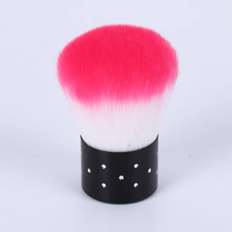 Rose Red Инструменты для ногтей кисть для акрилового и УФ-геля для очистки от пыли кисть для маникюра педикюра инструмент розовый желтый фиолетовый красный Кабуки кисть - Цвет: Rose Red