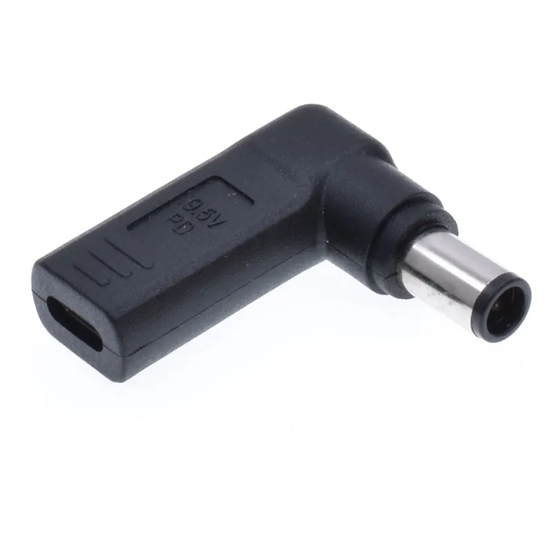 USB C type C Женский до 7,9*5,5 мм Мужской USB PD эмулятор триггер угловой DC адаптер штепсель-переходник для lenovo ноутбук ThinkPad