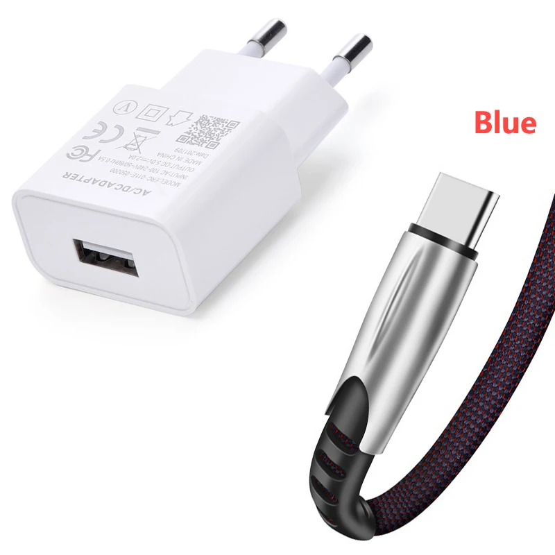 Быстрое зарядное устройство USB type C для huawei P20 P30 Pro lite mate 20 30 Pro lite 20X Magic 2 Honor 20 Pro 20S 20i - Тип штекера: Charger Cable Blue