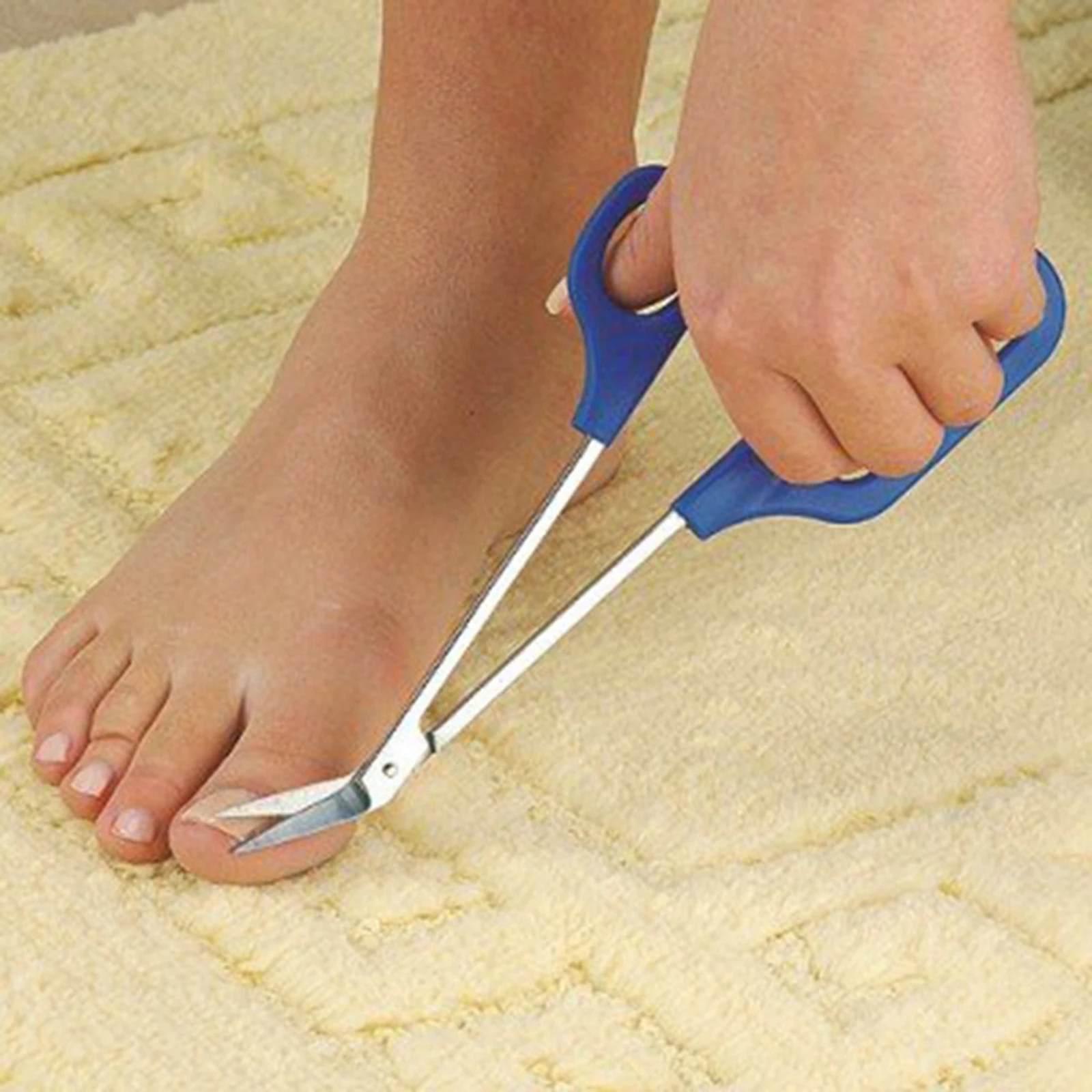 Long Handle Toenail Scissors for Seniors - Unique Design for Easy Use - Toe Clippers for Men and Women Long Handle Toenail Scissors for Seniors - Unique Design for Easy Use - Toe Clippers for Men and Women