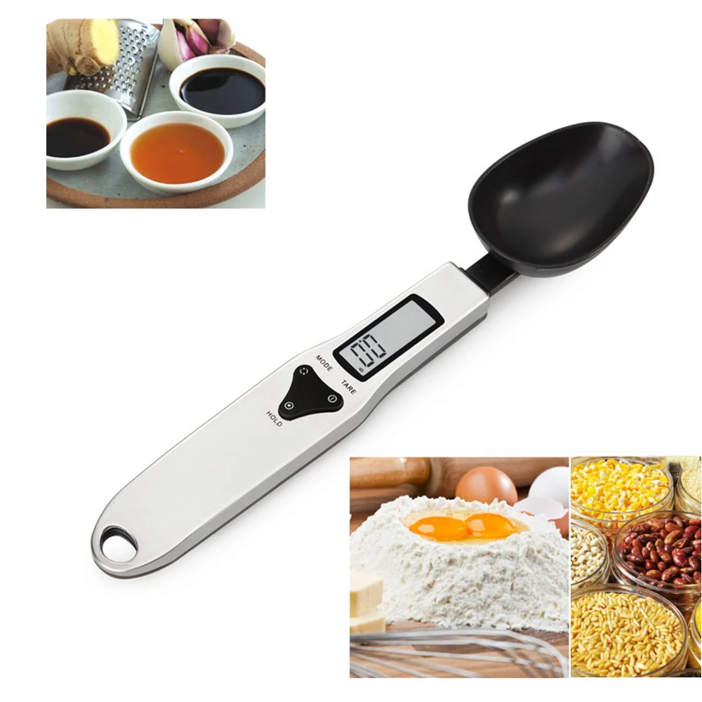 LCD Digital Kitchen Scale Electronic Cooking Food Weight Measuring Spoon 500g 0.1g Coffee Tea Sugar Spoon Scale Kitchen Tool electronic kitchen scale electronic measuring spoon