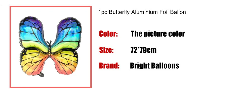 1 шт. большая черная бабочка, надувные шары из алюминиевой фольги, украшения для дня рождения, Детские баллоны для мальчиков и девочек, детские игрушки, Globos