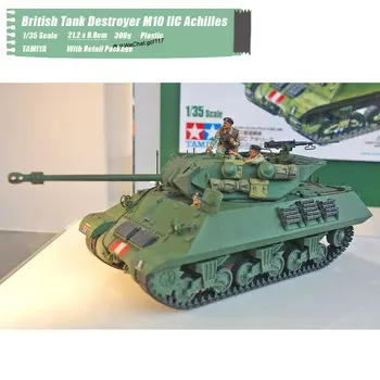 

TAMIYA 1/35 Scale Military Model Toys British Tank Destroyer M10 IIC Achilles DIY Assembled Tank Model Toy For Gift,Kids