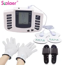 36 подушечек Русский/Английский Электрический мышечный Стимулятор расслабляющий мышечный Массажер импульсный Акупунктура терапевтическая машина для похудения