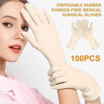 

Nitrile Rubber 100pcs/Box Anti Resistant Gloves Rubber Gloves Hand Protection Work Gardening Protective Disposable Heavy Duty