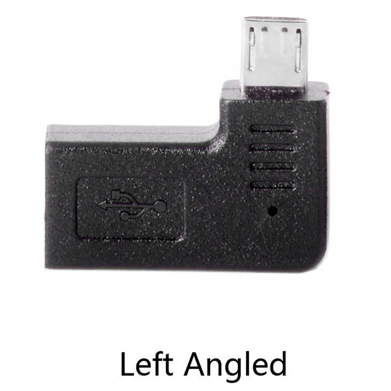 1 пара USB C Type Женский к Micro 2 0 5Pin Мужской адаптер данных 90 градусов левый и правый