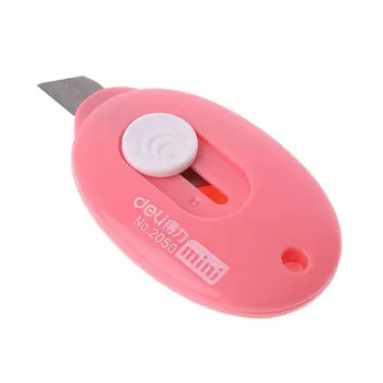 

New Random Color Mini Utility Knife Box Cutter Retractable Razor Blade DIY Tool Q6PA