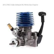 SH18 Side Exhaust RC Nitro Gas Engine 2.74CC for RC HSP HPI RedCat Racing 1/10 Nitro Monster Buggy Truggy Truck Drift Car SH18 Side Exhaust RC Nitro Gas Engine 2.74CC for RC HSP HPI RedCat Racing 1/10 Nitro Monster Buggy Truggy Truck Drift Car