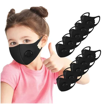 

10pc Child Kids Reusable Face Masks Dust Respirator Mouth Masks Adaptable Against Pollution Breathabl Stretch Valve Mask Masque