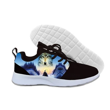 

2019 New Fashion Brand Wolf Flame Sneakers Sexy Men/women Cool Anime High Quality Lightweight Casual Shoes