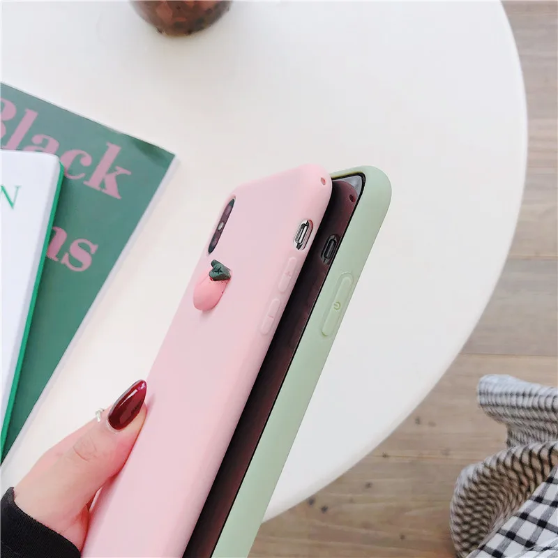 Милый 3D чехол с фруктами для xiaomi redmi note 8t 8 note8 pro note8pro 8a 9 9s Матовая Мягкая задняя