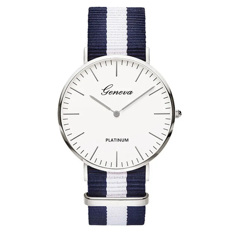 Женский нейлоновый ремень Uhr Manner спортивный топ с нейлоновым ремешком Uhren Herren Quarz