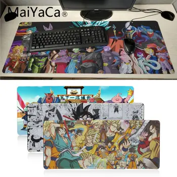 

MaiYaCa Hot Sales Anime Super Dragon Ball Goku Mouse Mat Gaming Mousepad Big Promotion mouse mat Locking Edge 35x60cm Mouse Pad