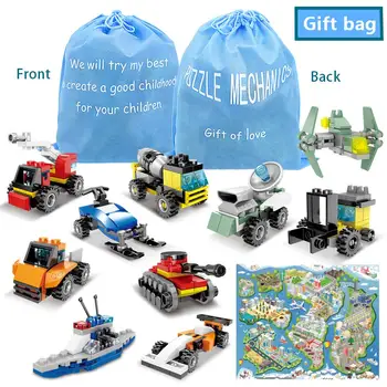 

Building Blocks Toys Set DIY Building Blocks Bricks Kit With Game Mat Educational Toys For Children Indoor Have Fun