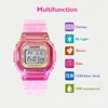 Shhors Fashion Gradient Watch Women Rectangle Dial Led Digital Watches Waterproof Sport Multifunction electronic Watches Ladies 5