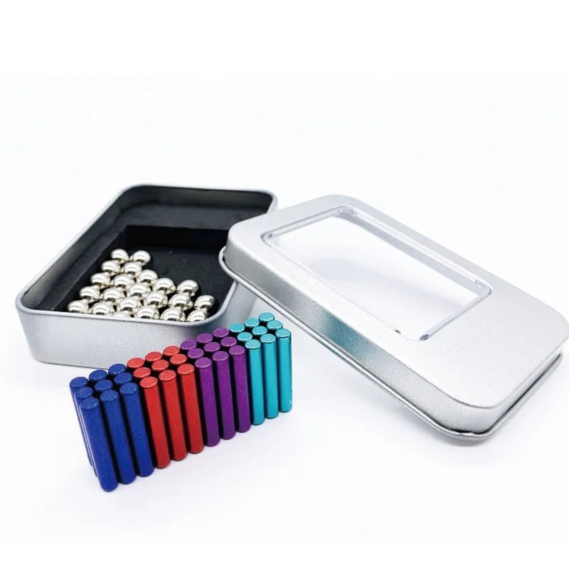 

Magnets Cube Magic Building Blocks Construction toys for Children magnetic sticks and balls Set Puzzle Toys For Children Adults