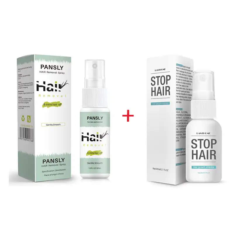 Pansly 脱毛と成長阻害剤顔除去クリームスプレーひげビキニ親密な顔脚ボディ脇無痛 Tslm1 脱毛クリーム Aliexpress
