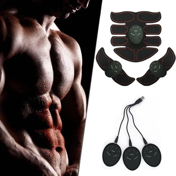 

Abs And Arms Stimulator Muscle Toner Abdominal Muscle Training Device EMS ABS Body Fitness Workout Health Care Lose Weight