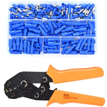 

1.5-2.5mm 16-14AWG Sheath Terminal Crimping Pliers Crimping Hand Tool 02C