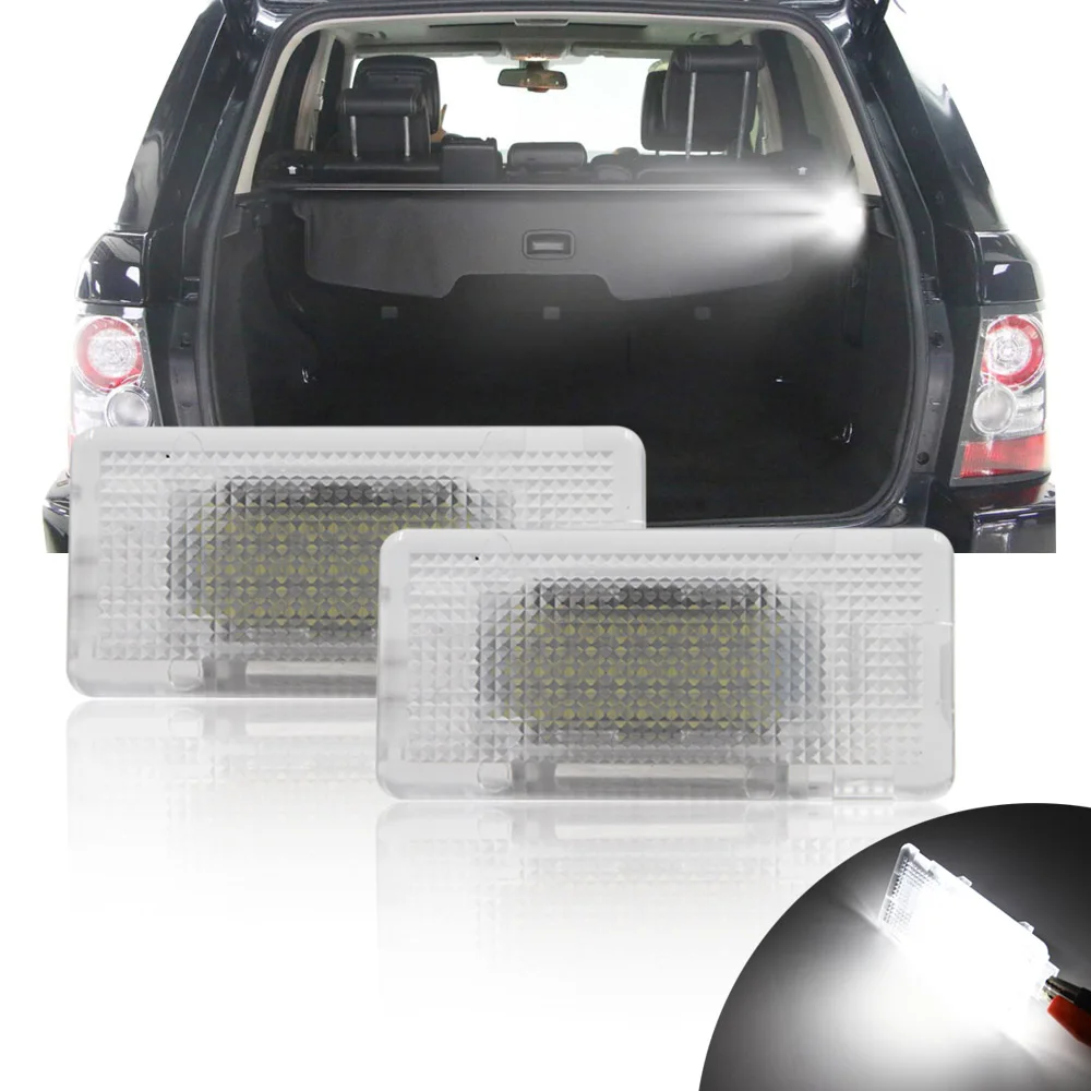 2PCS LED Courtesy Footwell Luggage Trunk Tailgate Boot Glove Box Light For Land Rover Range Sport 05-08 | Автомобили и мотоциклы