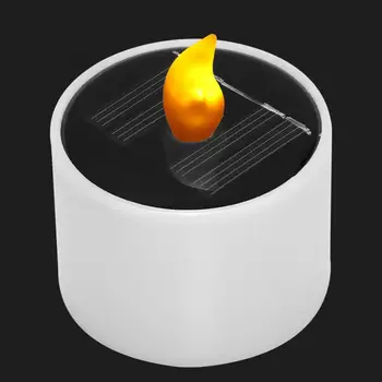 

Romantic Outdoor Yellow Flash LED Solar Energy-saving Electric Candle Tea Light Decor Novelty Lamp Night Lamps For Kids Bedroom