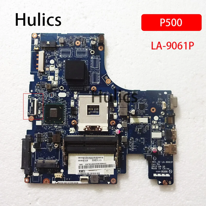 Материнская плата Hulics для ноутбука Lenovo Ideapad P500 Series S989 La-9061p 90001767 HM76 | Компьютеры и