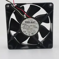 Оригинальный NMB 8025 24V 0.30A 3110RL-05W-B89 большой объем воздуха охлаждающий вентилятор