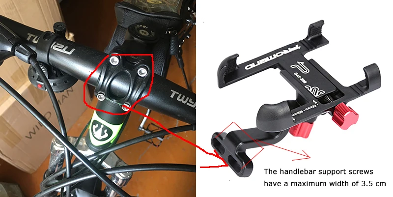 Motorcycle Phone Mount Image 1