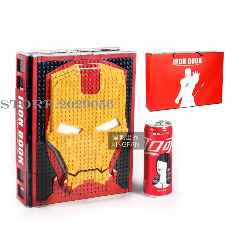 Pаспродажа SY1361 железная книга супер герой Железный человек строительные блоки