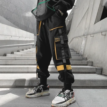 Pantaloni Streetwear da uomo Hip Hop pantaloni Cargo da uomo pantaloni Casual da jogging nuovi pantaloni Harem con tasche Multiple pantaloni sportivi moda maschile 1