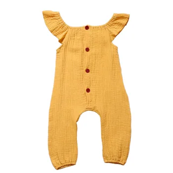 

0-24M Newborn Infant Baby Girls Ruffles Romper Summer Soft Jumpsuit Playsuit Toddler Baby Girl Clothes Costumes