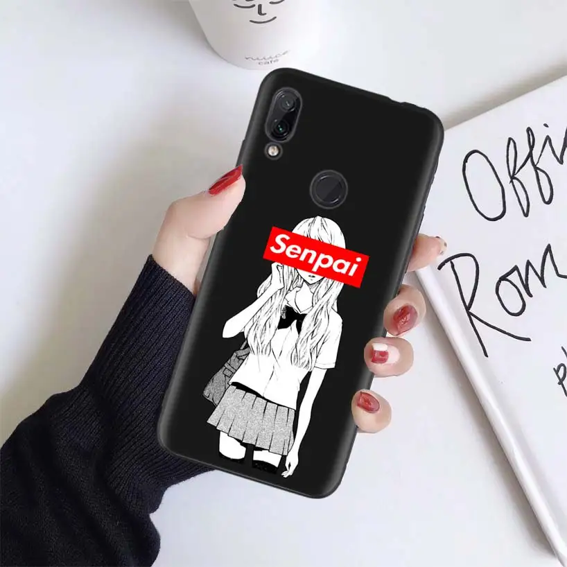 Sugoi семпай аниме Waifu чехол для Xiaomi Redmi Note 7 8 K20 фотоаппаратов моментальной печати 7S 7A 6 6A Pro S2 5 mi играть до 9 лет CC9 E A1 A2 Lite F1 мягкий чехол для телефона - Цвет: BS042-9