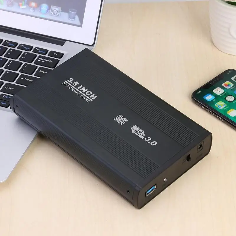 3,5 корпус для жесткого диска SATA к USB2.0 адаптер внешний корпус hdd коробка