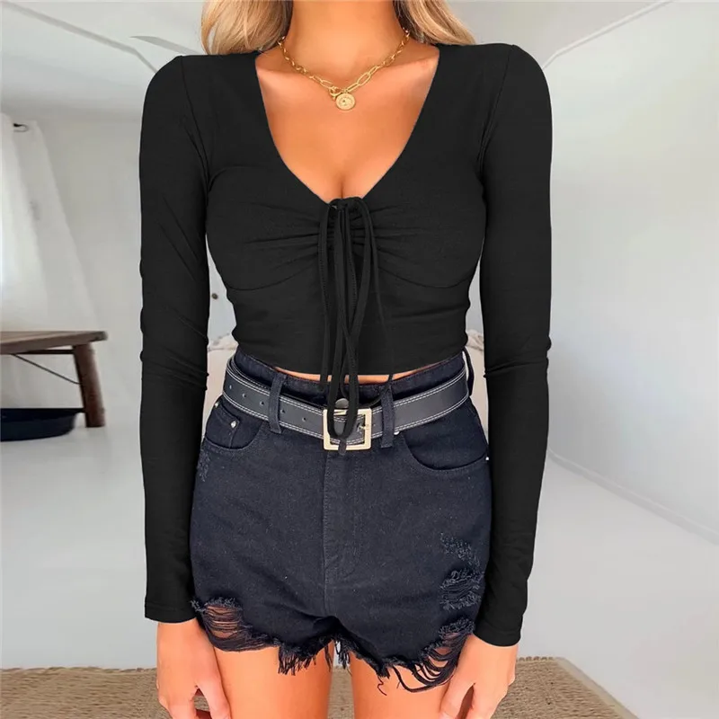long sleeve crop top05