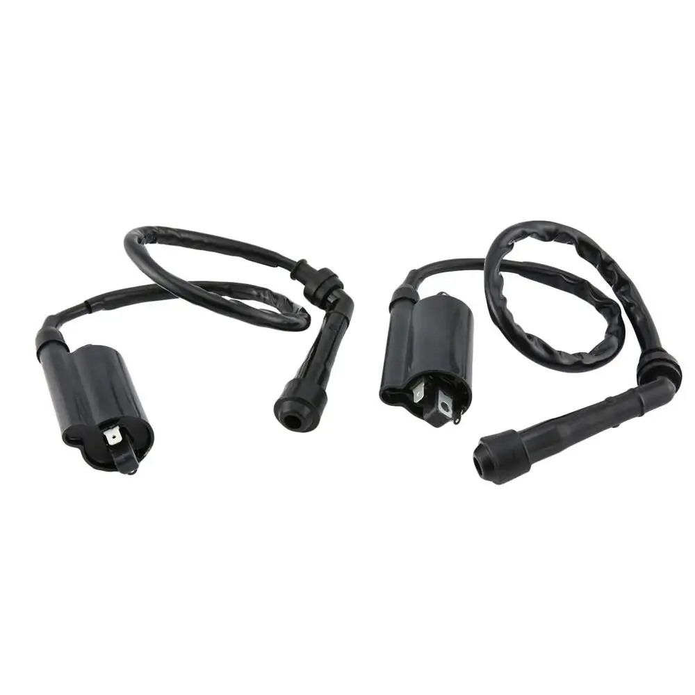 Мотоциклетный набор из 2 катушек зажигания для KAWASAKI EX500 500 500R 1987-2009 Мото Аксессуары автостайлинг